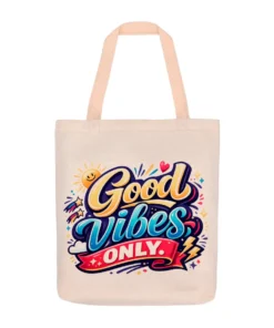 Bolsa de Lino Good Vibes Only