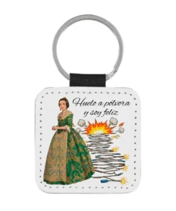 Llavero Huelo A Pólvora Y Soy Feliz
