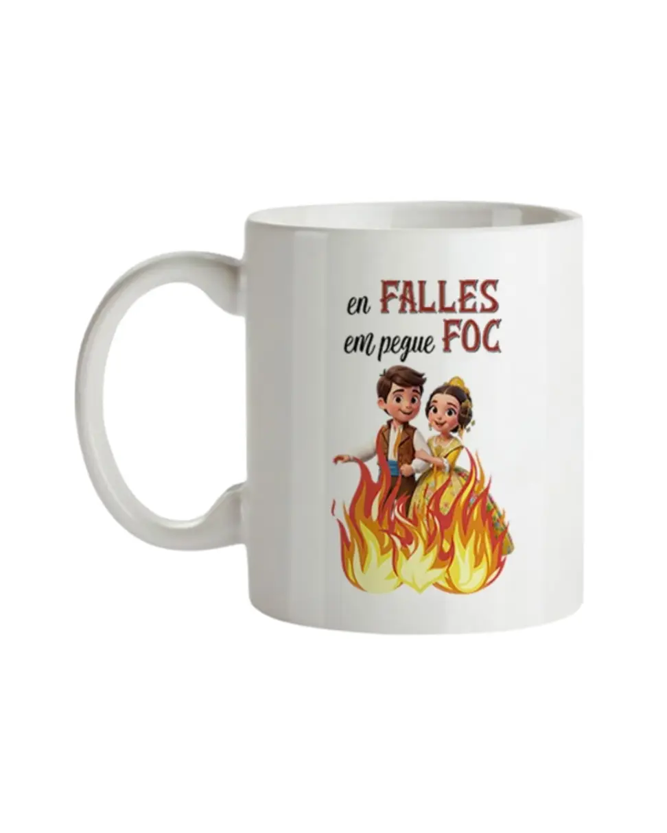 Taza En Falles Em Pegue Foc