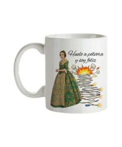 Taza Huelo A Pólvora Y Soy Feliz