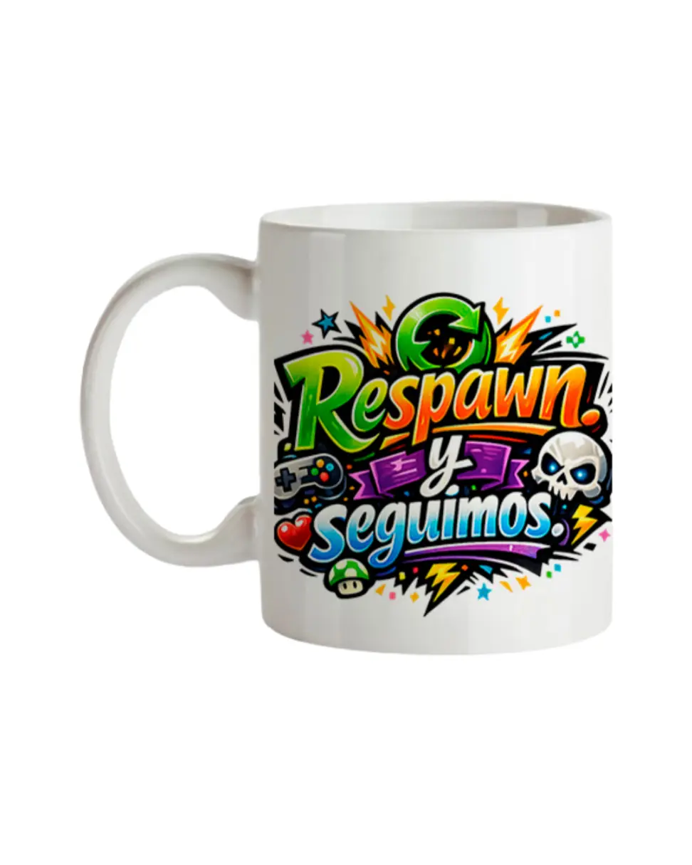 Taza Respawn Y Seguimos