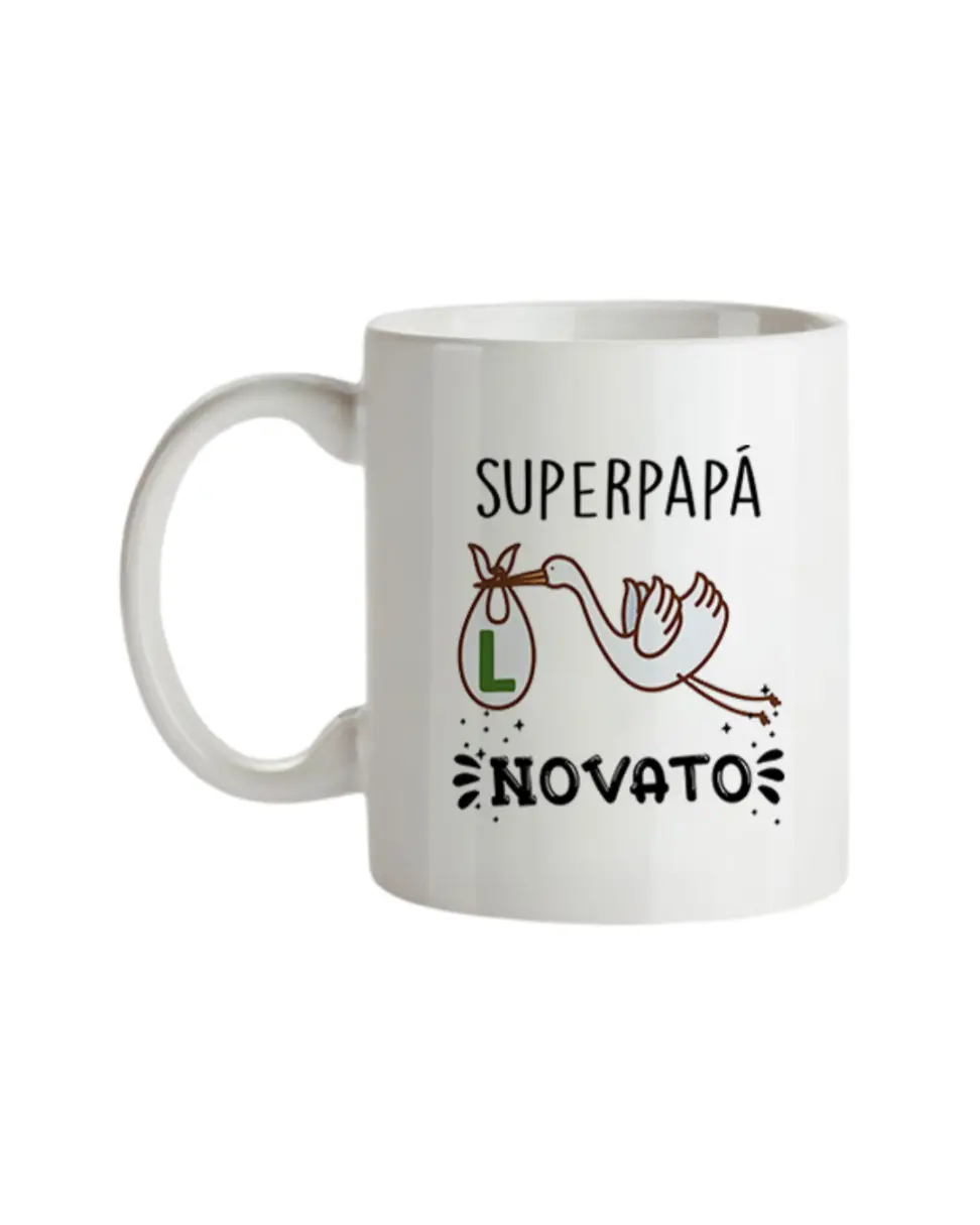 Taza Superpapá Novato