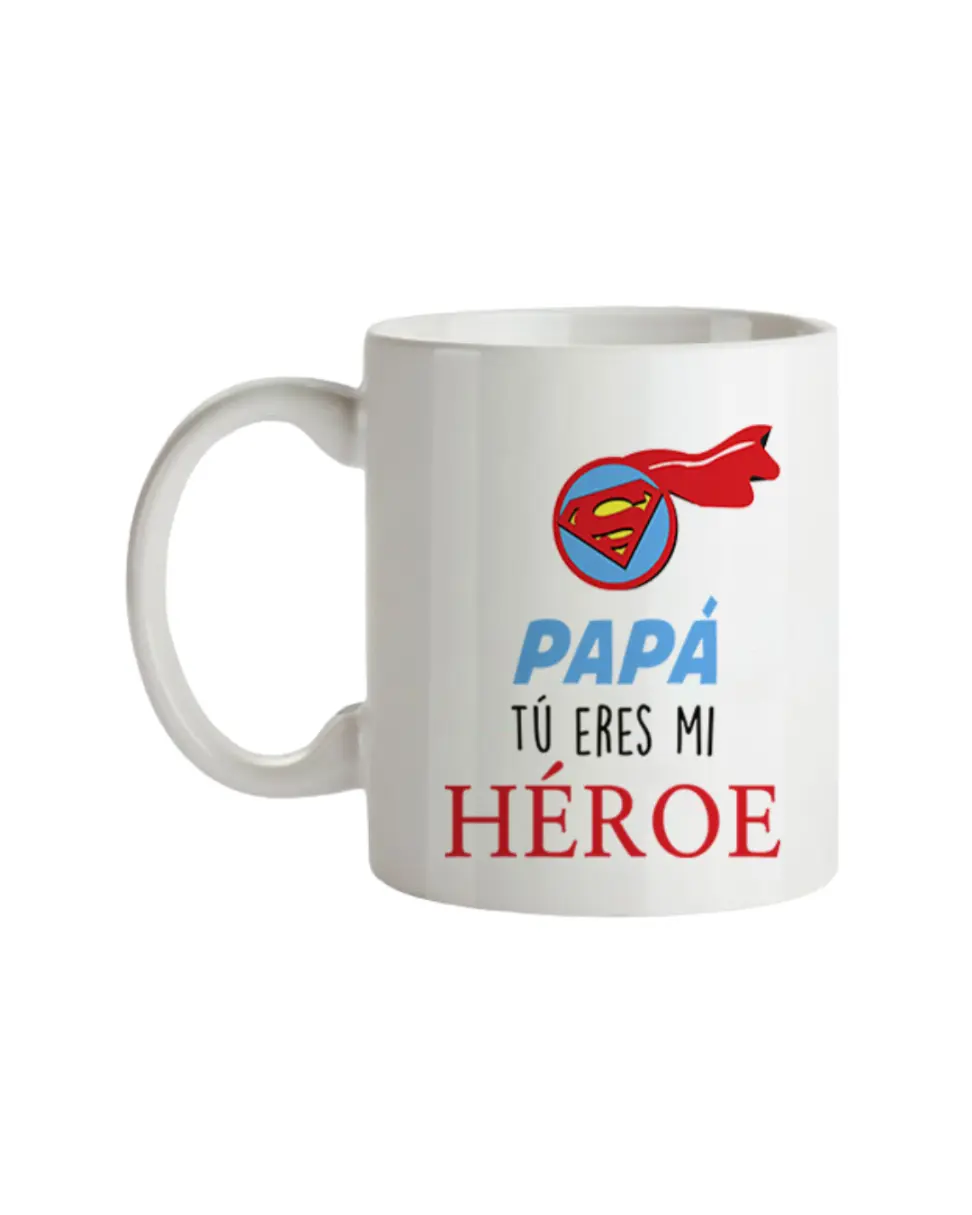 Taza Papá Tu Eres Mi Héroe