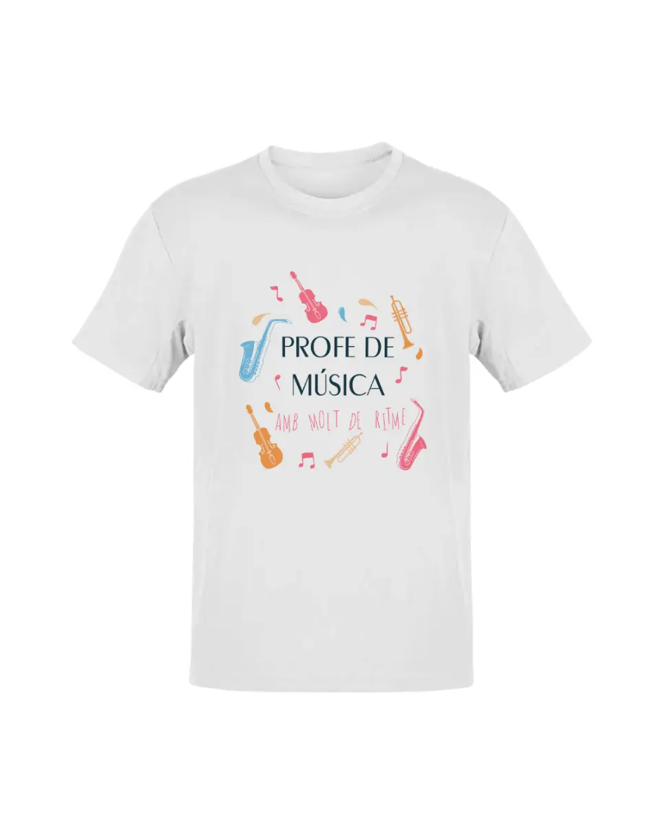 Camiseta Profe De Música Amb Molt De Ritme