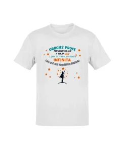 Camiseta Gràcies Profe Per Ensenyar-Me