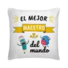 Cojín Profe El Mejor Maestro Del Mundo