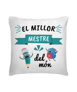 Cojín Profe El Millor Mestre Del Món
