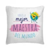 Cojín Profe Para La Mejor Maestra Del Mundo