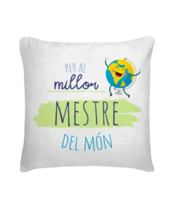 Cojín Profe Per Al Millor Mestre Del Món