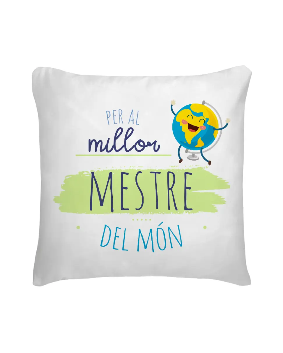 Cojín Profe Per Al Millor Mestre Del Món