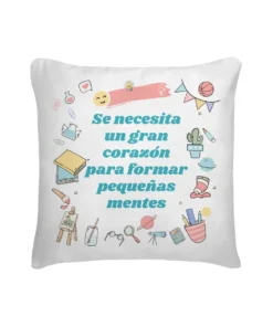 Cojín Profe Se Necesita Un Gran Corazón