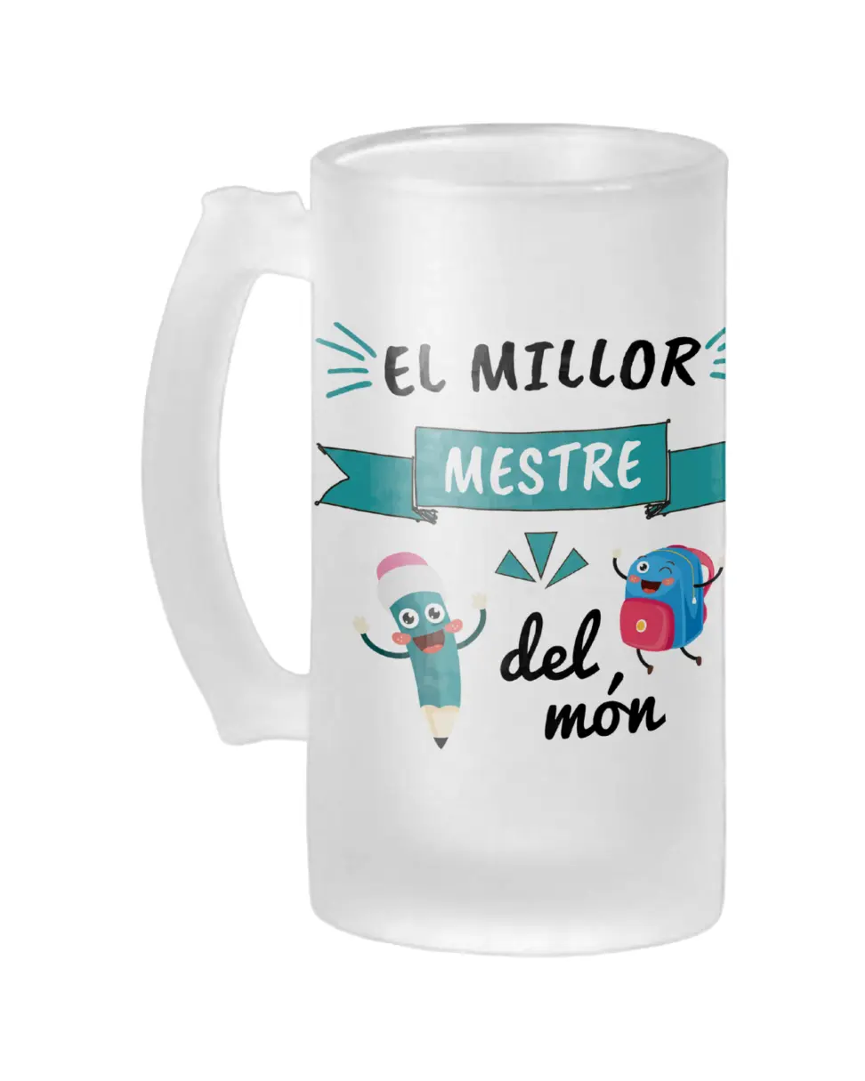Jarra Cerveza Profe El Millor Mestre