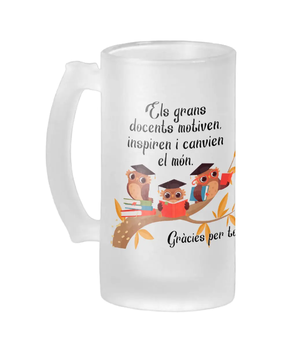 Jarra Cerveza Profe Els Grans Docents