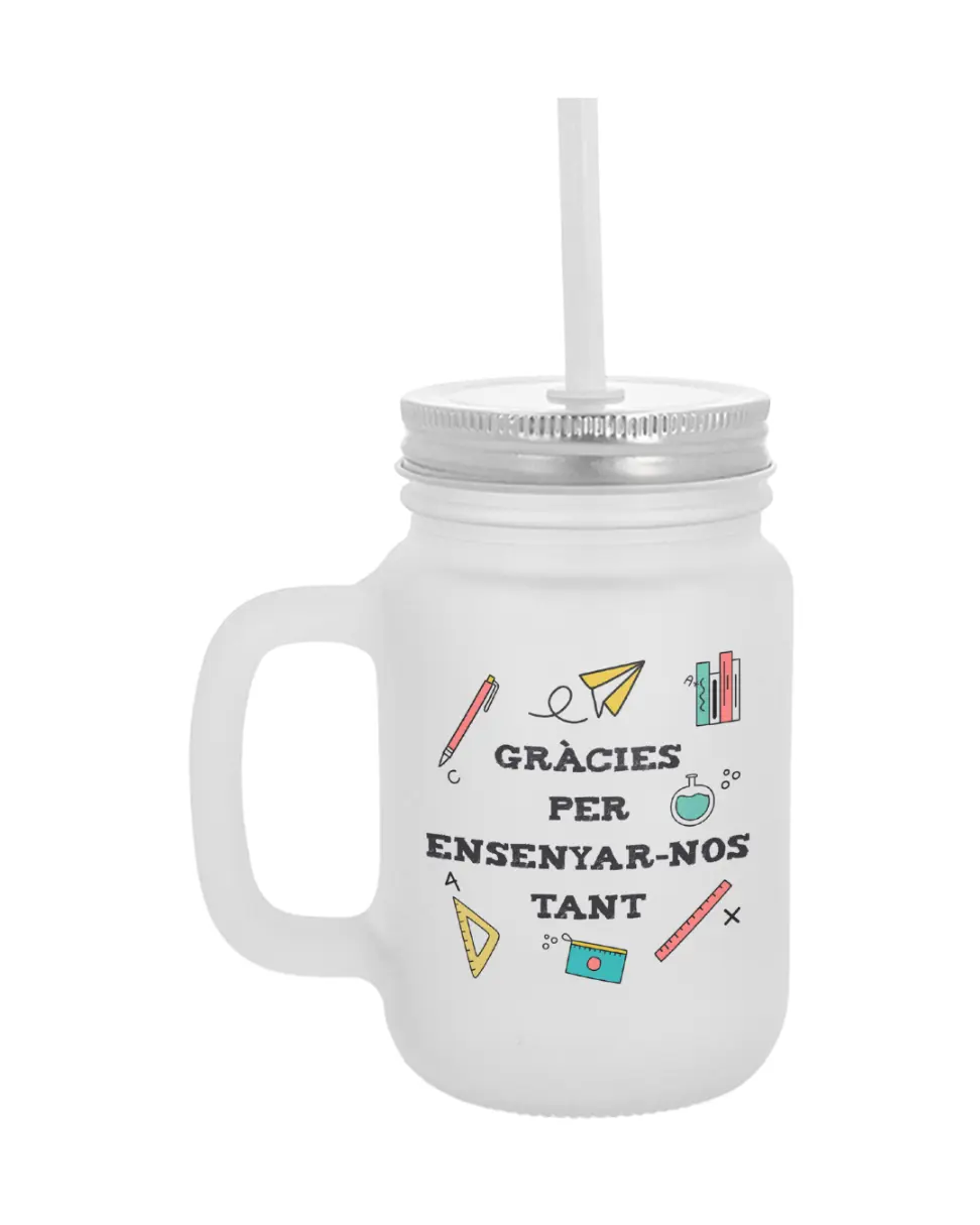 Jarra Pajita Gràcies Per Ensenyar-nos