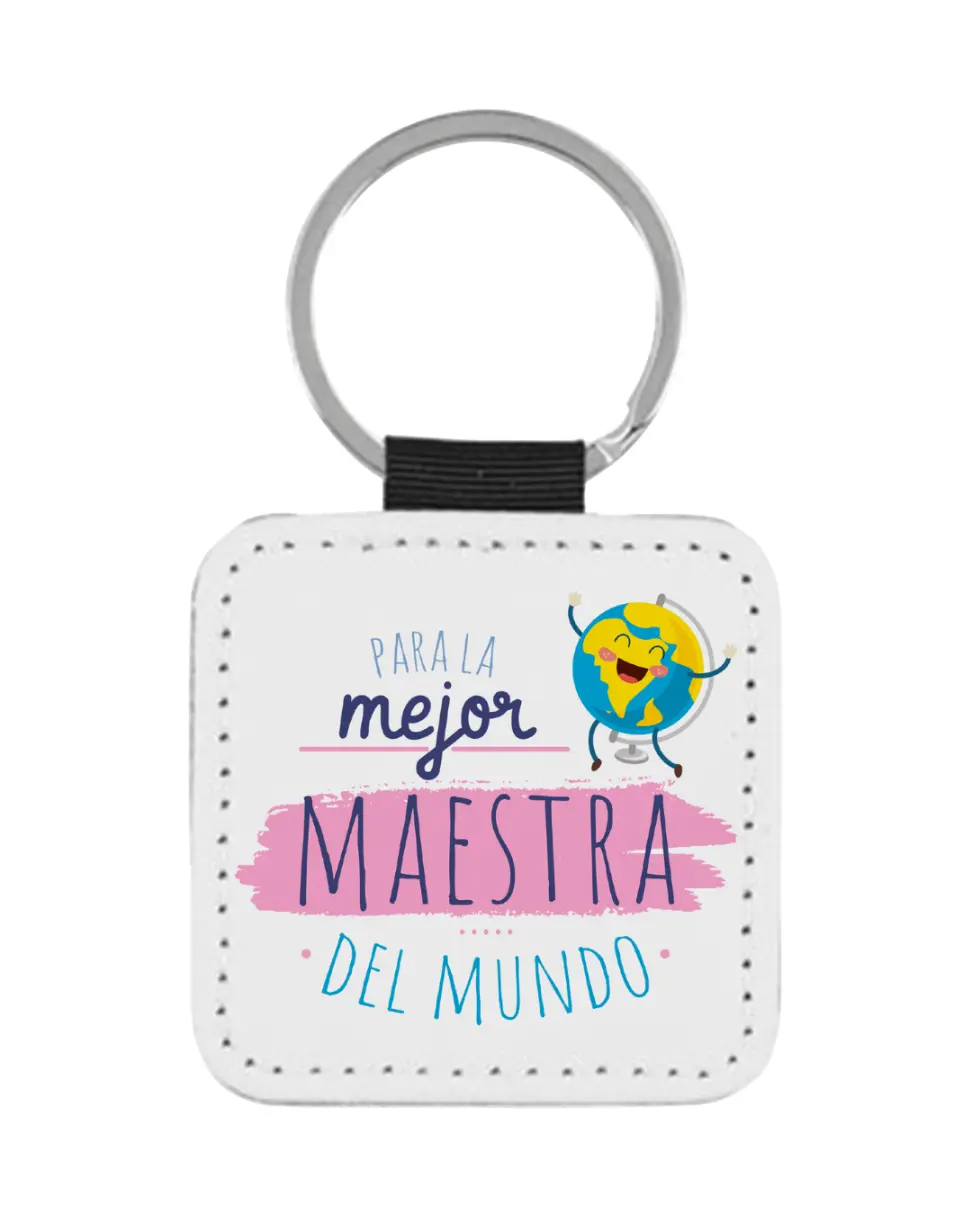 Llavero Profe Para La Mejor Maestra