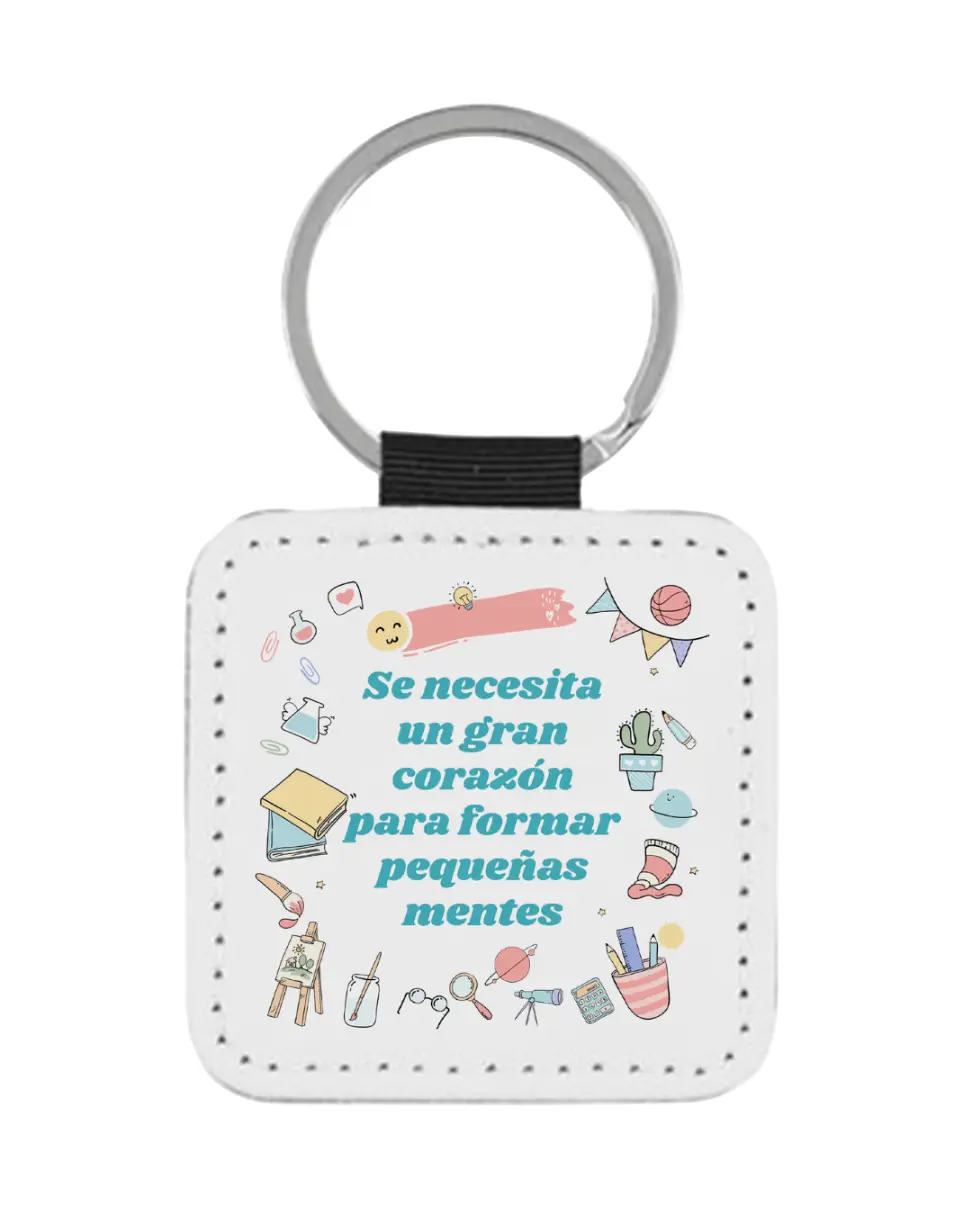 Llavero Profe Se Necesita Un Gran Corazón