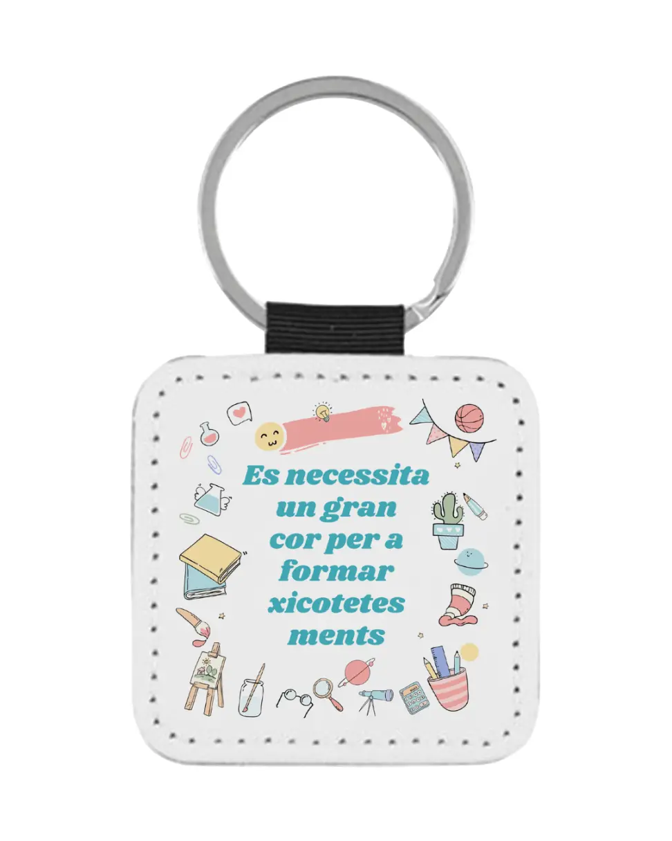 Llavero Profe Es Necessita Un Gran Cor