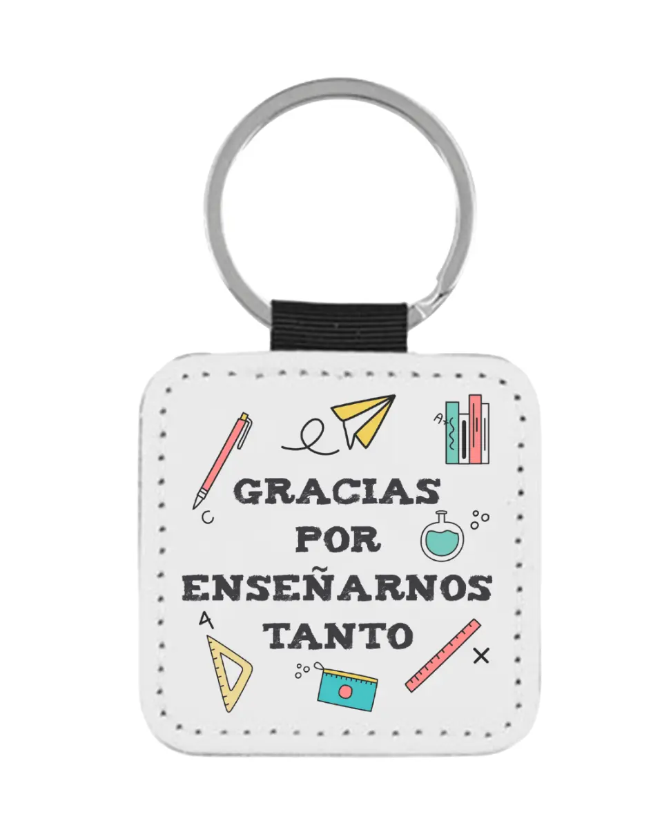 Llavero Profe Gracias Por Enseñarnos