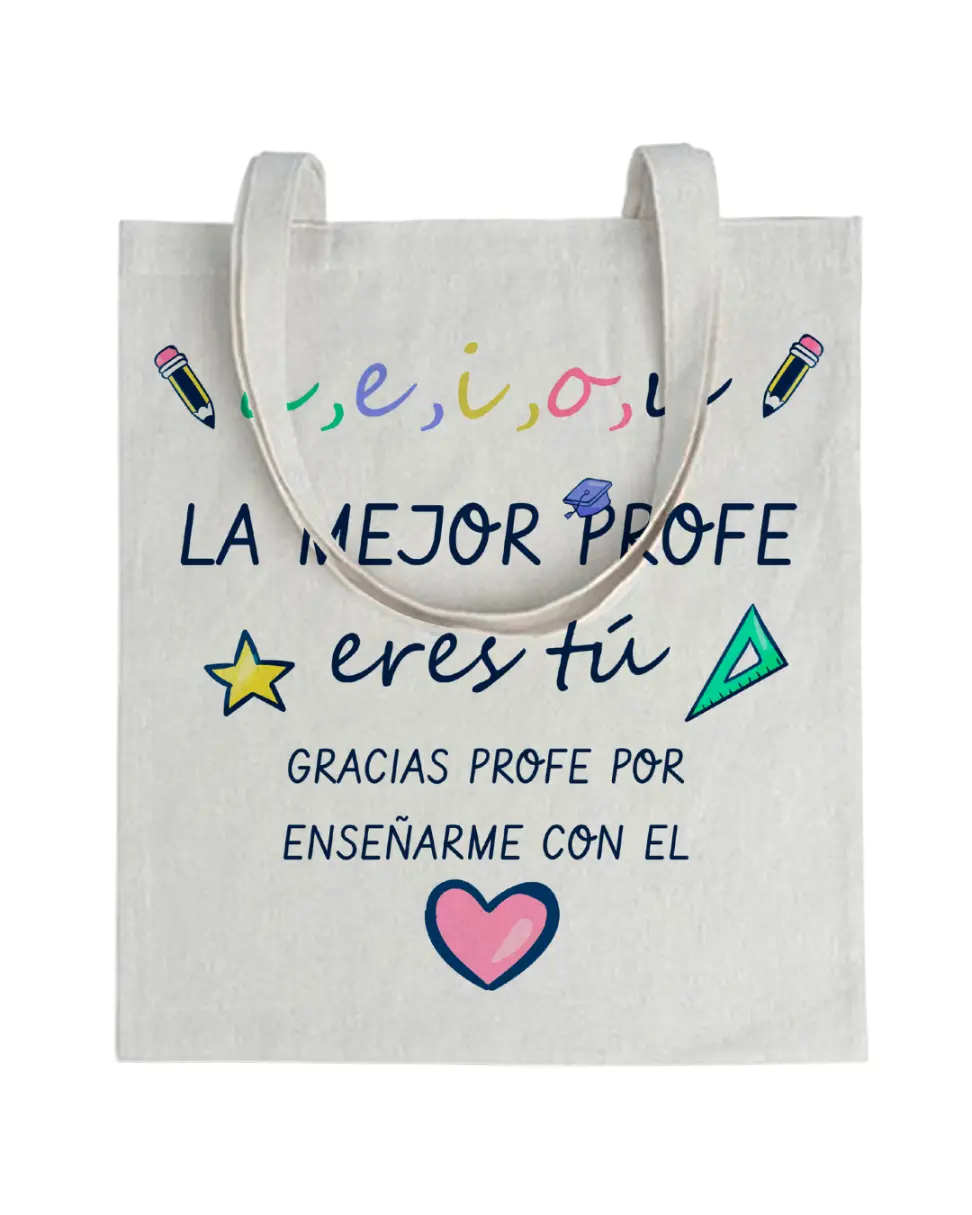 Tote bag La Mejor Profe Eres Tú