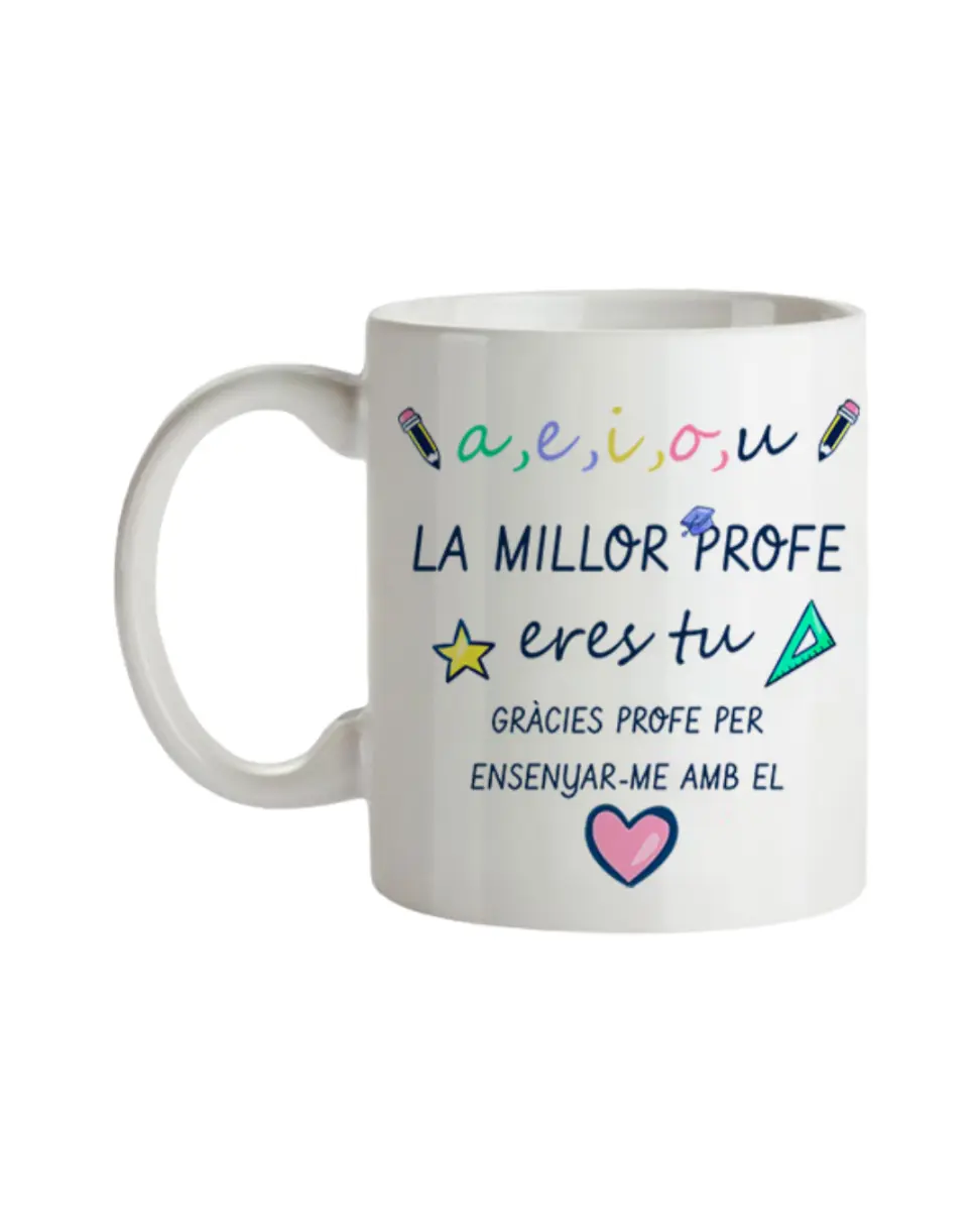 Taza La Millor Profe Eres Tu