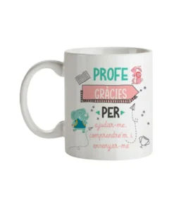 Taza Profe Gràcies Per Ajudar-me