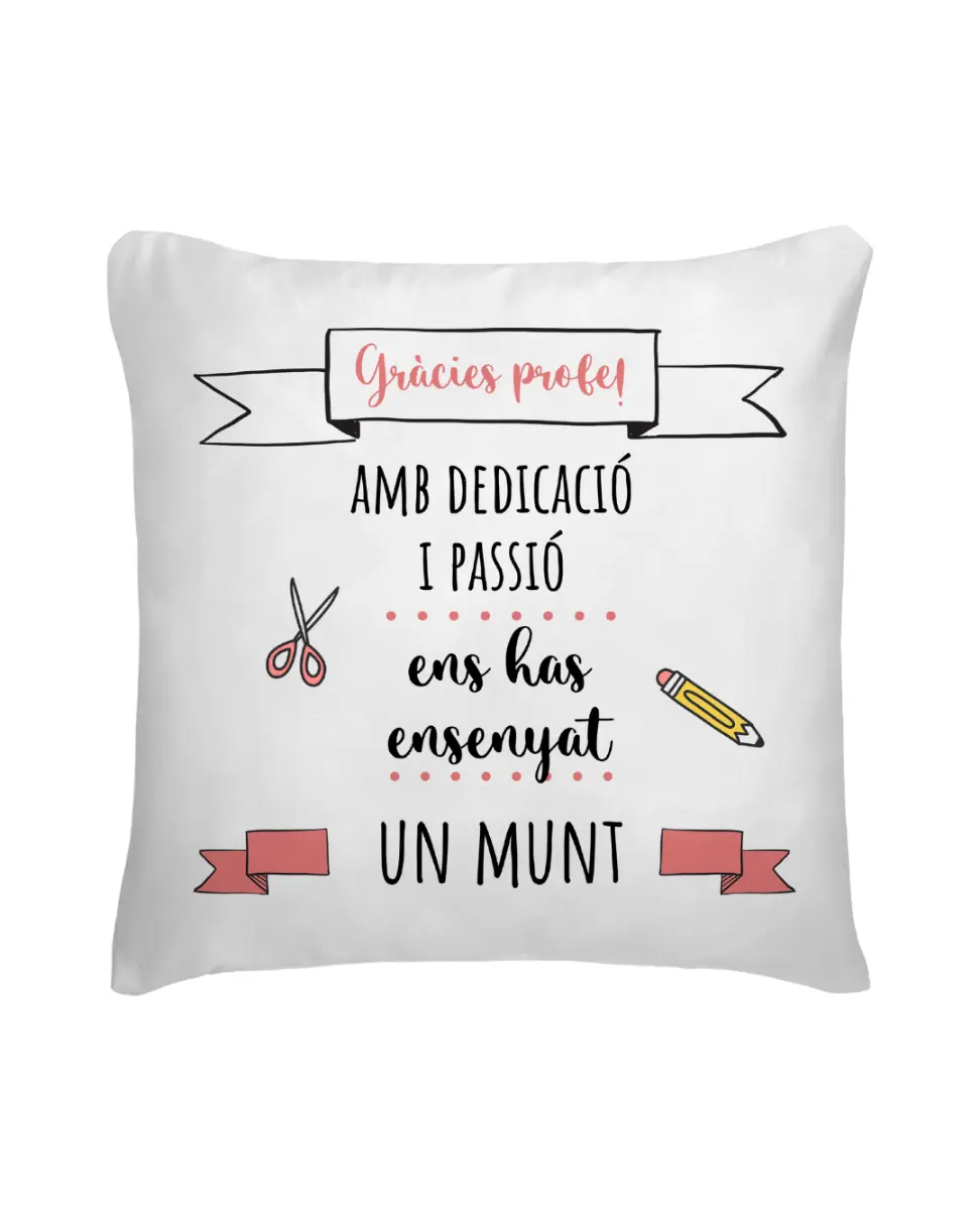 Cojín Gràcies Profe