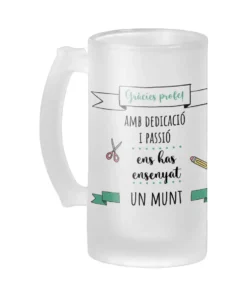 Jarra Cerveza Gràcies Profe