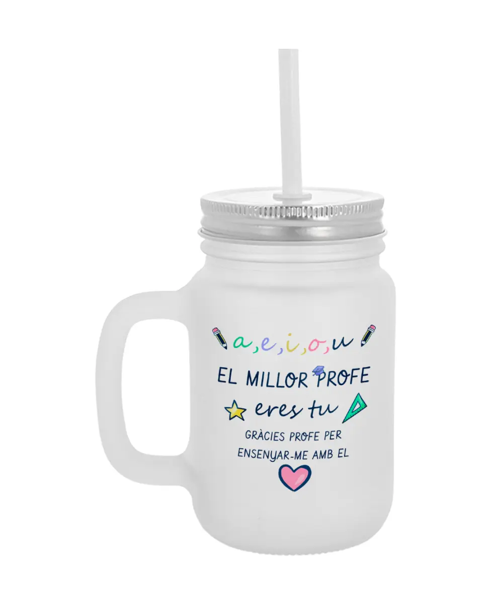 Jarra Pajita El Millor Profe Eres Tu