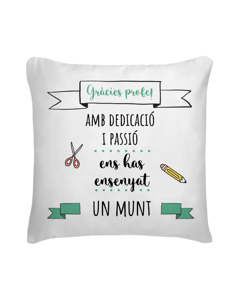Cojín Gràcies Profe