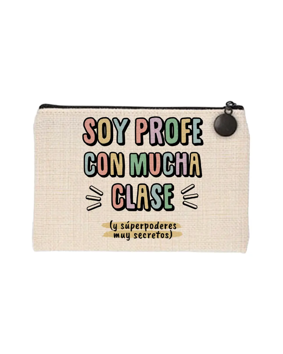 Monedero Soy Profe Con Mucha Clase