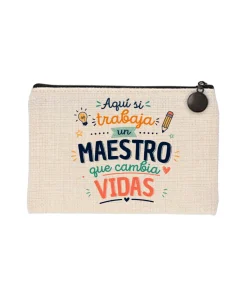 Monedero Aquí Si Trabaja Un Maestro