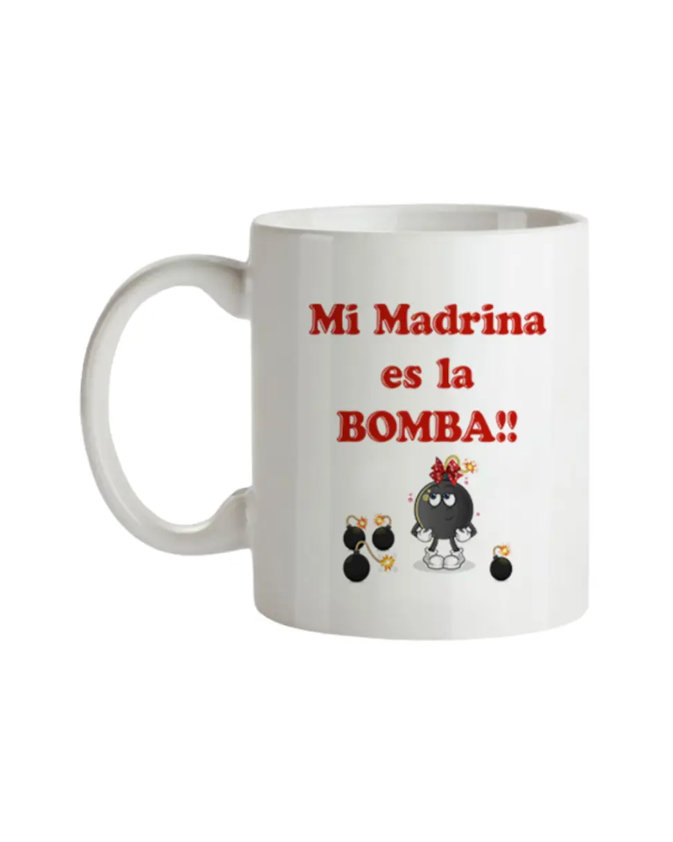 Taza Mi Madrina Es La Bomba