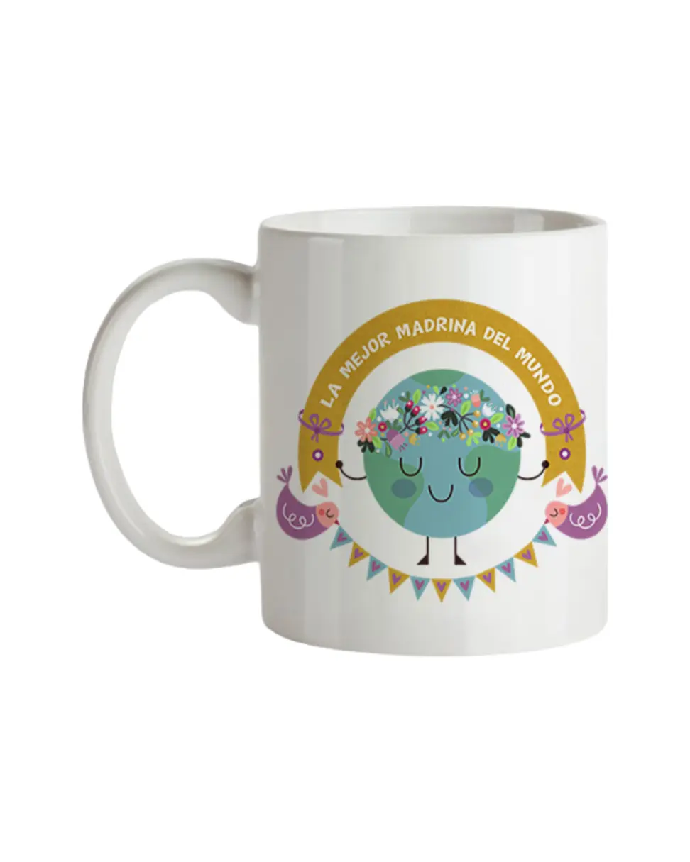 Taza La Mejor Madrina Del Mundo