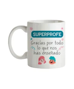 Taza Profe Superprofe Gracias