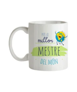 Taza Profe Per Al Millor Mestre Del Món