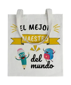 Tote bag Profe El Mejor Maestro Del Mundo