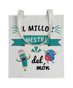Tote bag Profe El Millor Mestre Del Món
