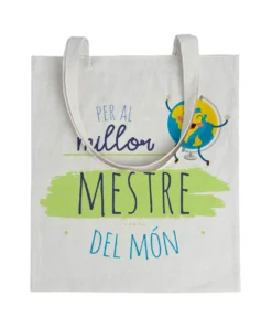 Tote bag Profe Per Al Millor Mestre Del Món