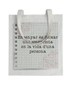 Tote bag Profe Ensenyar És Deixar Una Empremta