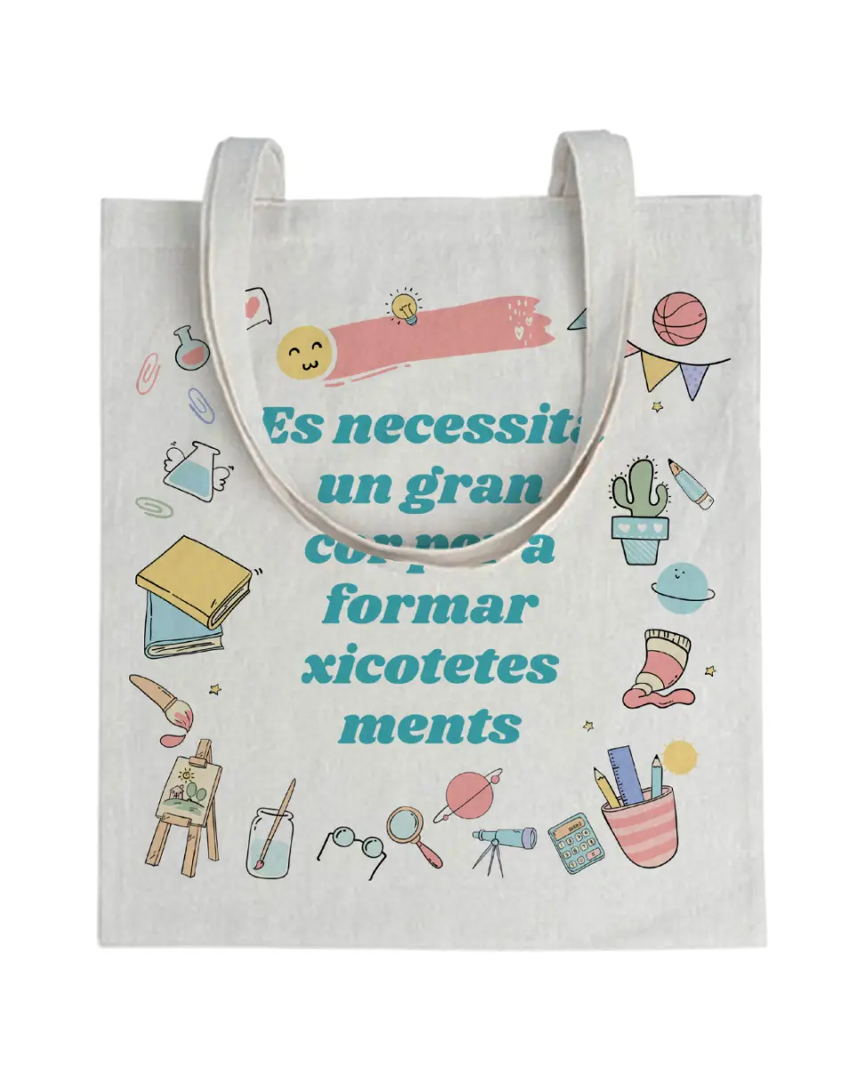 Tote bag Profe Es Necessita Un Gran Cor
