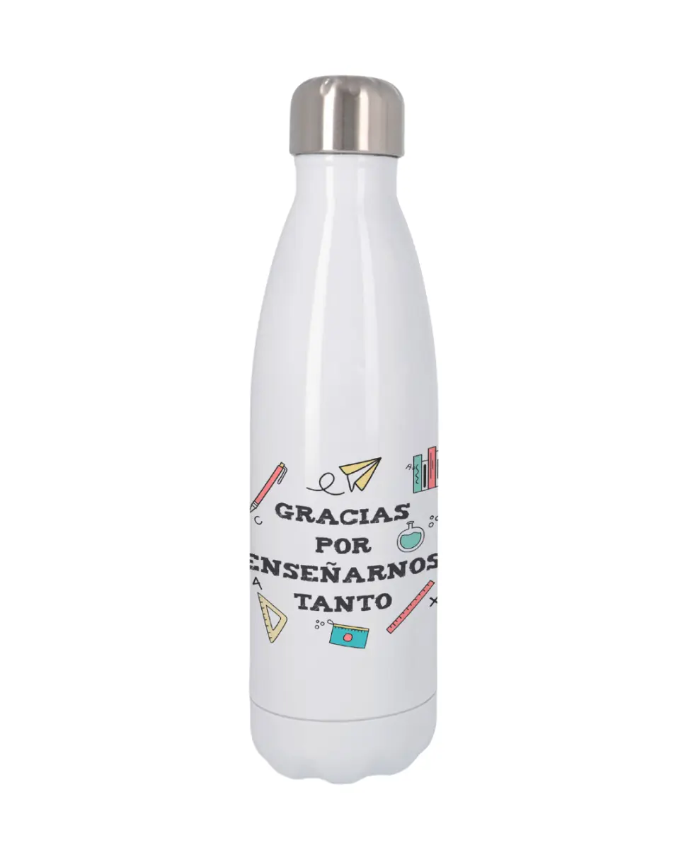 Termo Gracias Por Enseñarnos Tanto