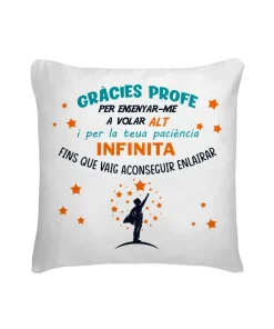 Cojín Gracias Profe Por Enseñarme A Volar Alto