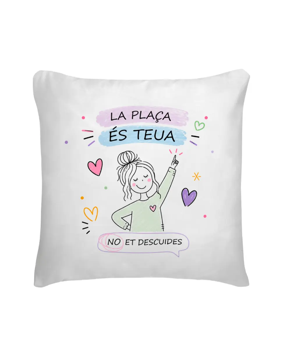 Cojín Una Plaça es Teua