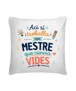 Cojín Aci Sí Treballa Un Mestre