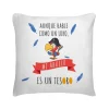 Cojín Aunque Hable Como Un Loro