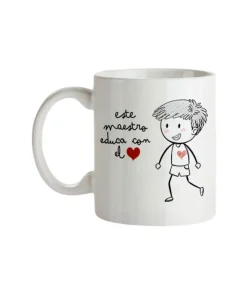 Taza Este Maestro Educa Con El Corazón