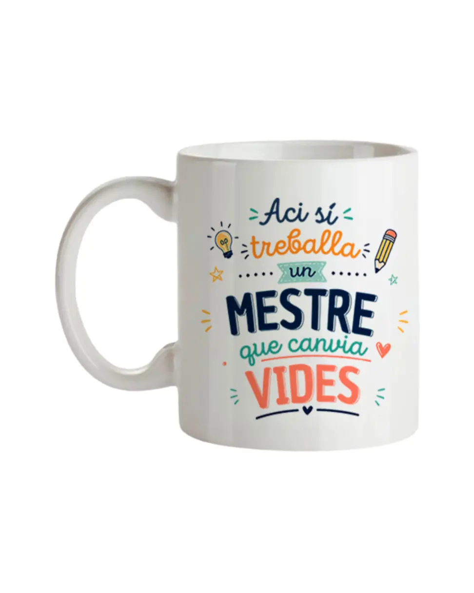 Taza Aci Sí Treballa Un Mestre