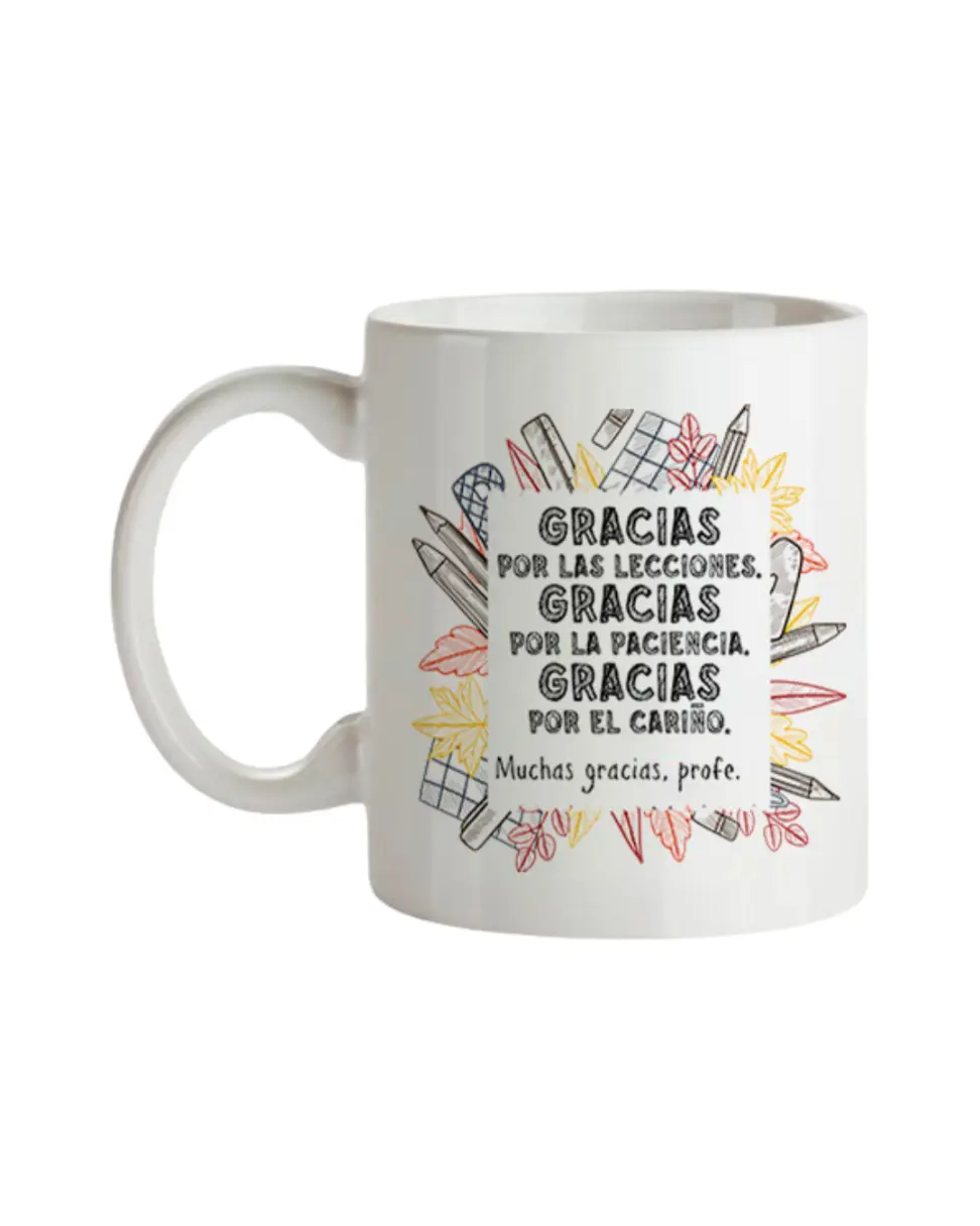 Taza Gracias Por Las Lecciones