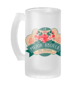 Jarra Cerveza La Mejor Abuela Del Mundo