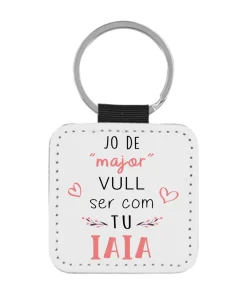 Llavero Jo De Major Vull Ser Com Tu